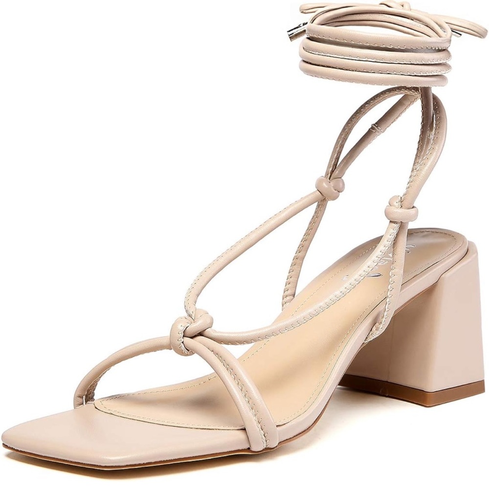 Ankle wrap heels